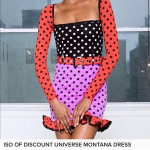 🚩ISO!!!!!!🚩LOOKING for this discount universe dress in a S/M. *NOT FOR SALE*